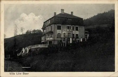 Ak Brno Brünn Südmähren, Villa Löw Beer