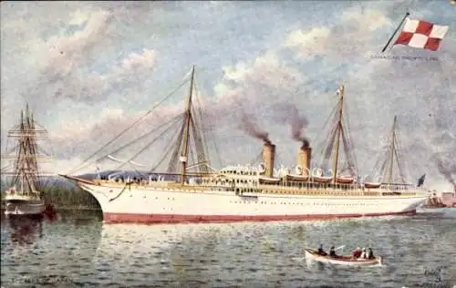 Künstler Ak Steamer Empress of Japan, Canadian Pacific Line