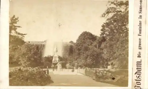 CdV Potsdam Sanssouci, große Fontaine