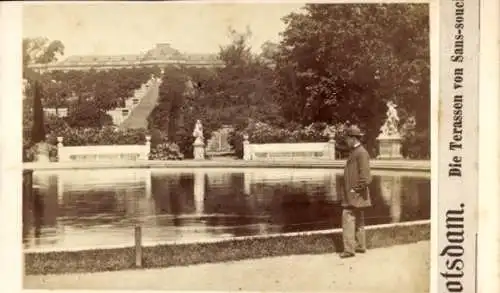 CdV Potsdam Sanssouci, Terrassen, Teich