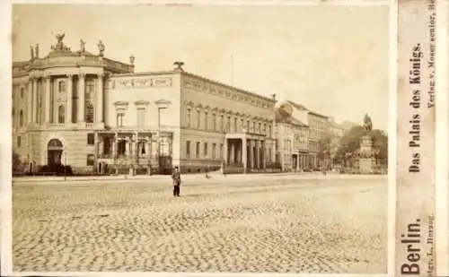 CdV Berlin Mitte, Palais des Königs, Unter den Linden, Denkmal