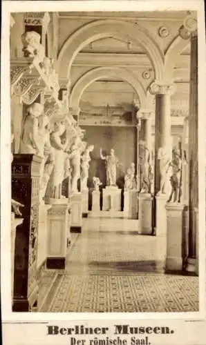 CdV Berlin, Berliner Museen, Der römische Saal, Plastiken