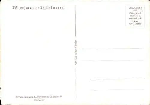 Künstler Ak Süßmayr, Josef, Bergbauernhof