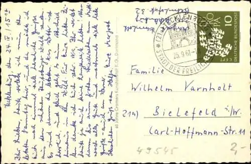 Ak Tecklenburg in Westfalen, Genesungsheim, Panorama
