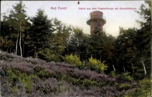 Ak Bad Essen in Niedersachsen, Essenerberge, Aussichtsturm