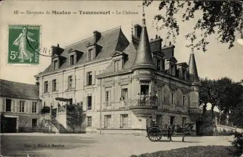 Ak Tessancourt Yvelines, Schloss