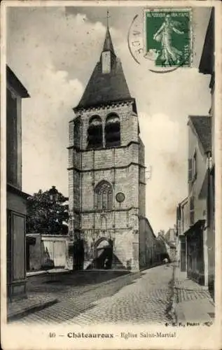 Ak Châteauroux Indre, Kirchre St. Martial