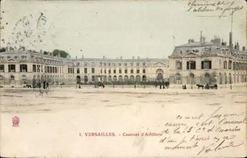 Ak Versailles Yvelines, Artilleriekaserne