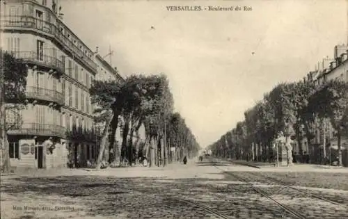 Ak Versailles Yvelines, Boulevard de Roi