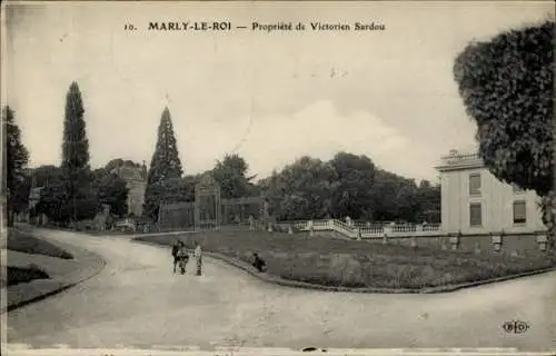 Ak Marly le Roi Yvelines, Propriete de Victorien Sardou