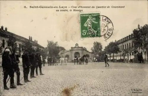 Ak Saint Germain en Laye Yvelines, Ehrengericht des Bezirks Grammont im Zentrum, Le Manege