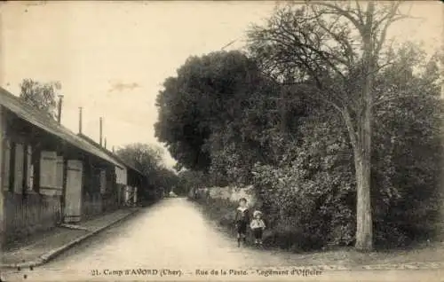 Ak Avor Avord Cher, Camp d'Avor, Rue de la Poste - Logement d'Officier