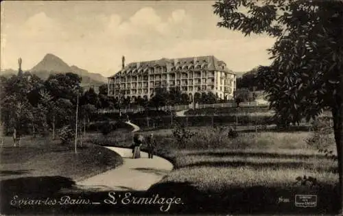 Künstler Ak Évian les Bains Haute Savoie, L'Hermitage