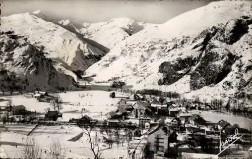 Ak Valloire Savoie, Vue generale et les pistes de Teleski