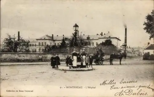 Ak Montereau Seine et Marne, L'Hopital