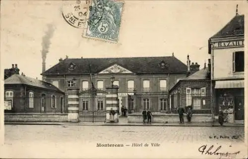 Ak Montereau Seine et Marne, Rathaus