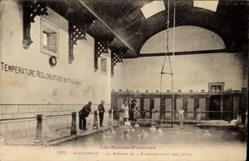 Ak Cauterets Hautes Pyrénées, La Piscine de l'Etablissement de Oeufs