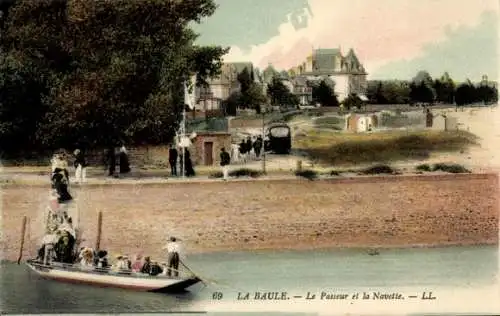 Ak La Baule Loire Atlantique, Le Passeur et la Navette