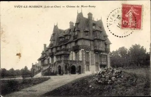 Ak Yvoy le Marron Loir et Cher, Chateau du Mont-Suzey