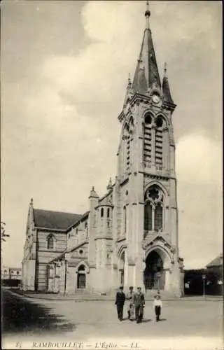 Ak Rambouillet Seine-et-Oise Yvelines, Kirche