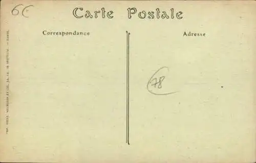 Ak Rochefort en Yvelines, Schloss, Säulen