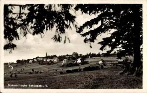 Ak Schöneck im Vogtland Sachsen, Blick auf den Ort