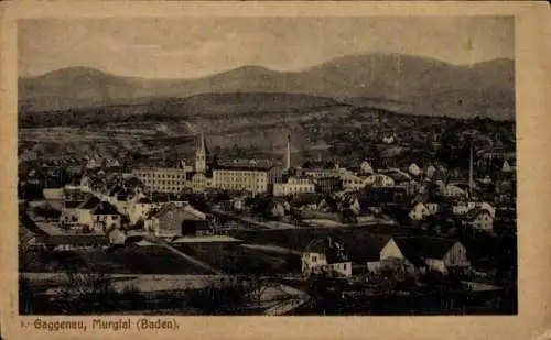 Ak Gaggenau im Murgtal Schwarzwald, Panorama, Türme