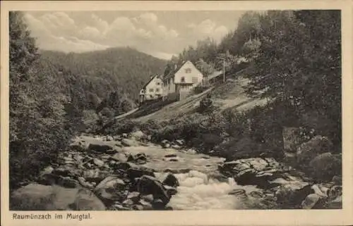 Ak Raumünzach Forbach Murgtal, an der Murg, Haus