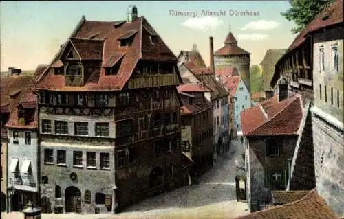 Ak Nürnberg in Mittelfranken, Albrecht Dürer Haus