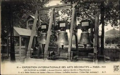 Ak Paris, Ausstellung für dekorative Kunst 1925, Fortique des Cloches