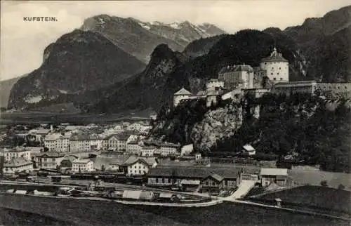 Ak Kufstein in Tirol, Teilansicht