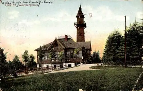 Ak Görlitz in der Lausitz, Weinberghaus