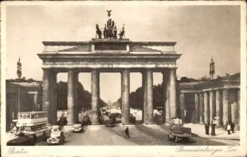 Ak Berlin Mitte, Brandenburger Tor