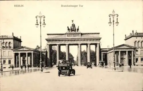 Ak Berlin Mitte, Brandenburger Tor