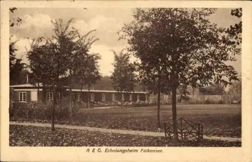 Ak Falkensee Havelland, A.E.G. Erholungsheim