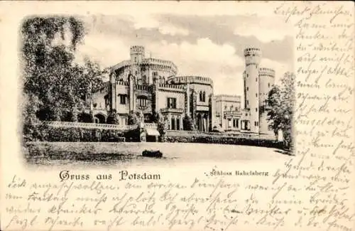 Ak Potsdam, Schloss Babelsberg