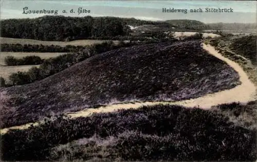 Ak Lauenburg an der Elbe, Heideweg, Stötebrück