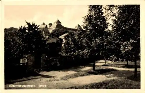 Ak Augustusburg im Erzgebirge, Schloss