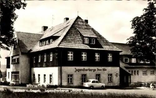 Ak Jöhstadt im Erzgebirge Sachsen, Jugendherberge Bruno Kühn