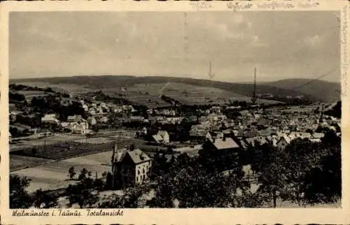 Ak Weilmünster im Taunus Hessen, Totalansicht