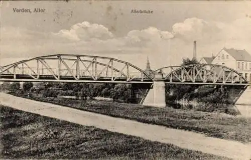 Ak Verden an der Aller, Allerbrücke