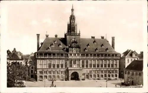 Ak Emden in Ostfriesland, Rathaus