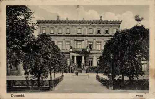 Ak Detmold am Teutoburger Wald, Palais