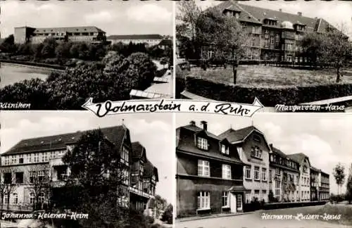 Ak Volmarstein Wetter an der Ruhr, Margareten-Haus, Hermann-Luisen-Haus, Johanna-Helenen-Heim