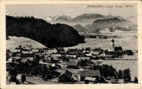 Ak Altstädten Sonthofen im Allgäu, Gesamtansicht