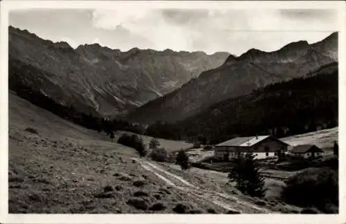 Ak Mitterhaus Bad Hindelang im Oberallgäu, Nebelhorn