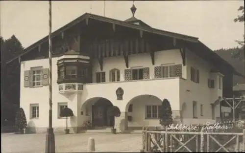 Ak Schliersee in Oberbayern, Rathaus