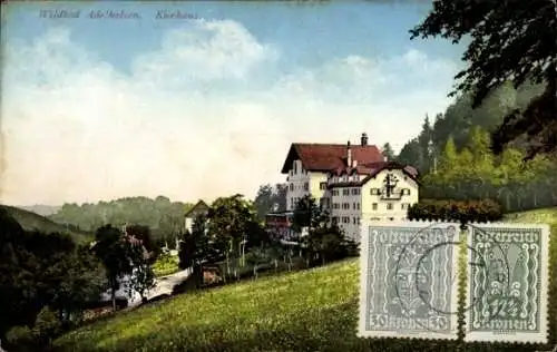 Ak Bad Adelholzen Siegsdorf in Oberbayern, Kurhaus