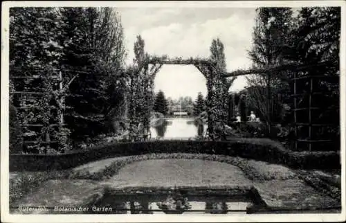 Ak Gütersloh in Westfalen, Botanischer Garten