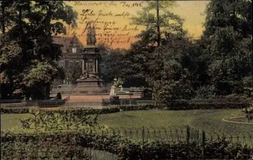 Ak Hannover in Niedersachsen, Kriegerdenkmal